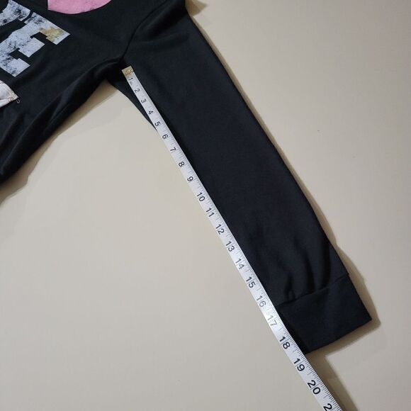 Realtree by Just Ginger Black Hooded Lightweight Women's Sweatshirt - Picture 6 of 10